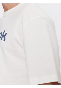 Reebok T-Shirt Basketball IL4435 Biały Regular Fit. Kolor: biały. Materiał: bawełna #5