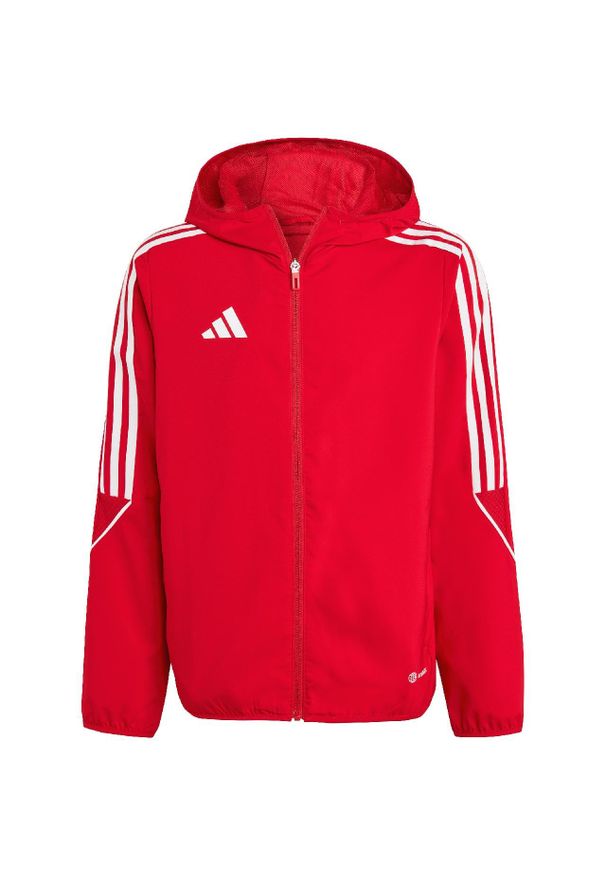 Adidas - Kurtka dla dzieci adidas Tiro 23 League Windbreaker. Kolor: czerwony