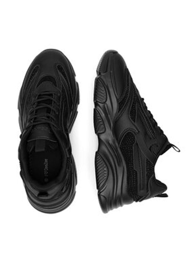 DeeZee Sneakersy WAG1250003A Czarny. Kolor: czarny. Materiał: materiał