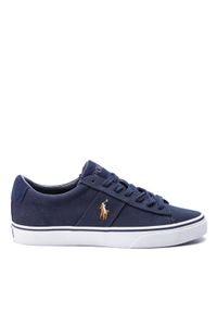 Polo Ralph Lauren Tenisówki Sayer 816749369002 Granatowy. Kolor: niebieski. Materiał: materiał