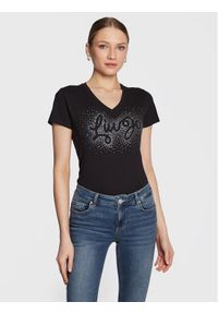 Liu Jo T-Shirt WA3278 JS923 Czarny Regular Fit. Kolor: czarny. Materiał: bawełna