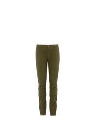 Ochnik - Spodnie męskie. Kolor: zielony. Materiał: bawełna. Styl: elegancki, sportowy #1