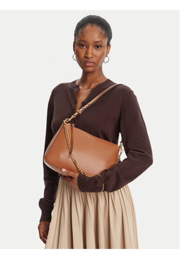 Tory Burch Torebka Perry 175544 Brązowy. Kolor: brązowy. Materiał: skórzane