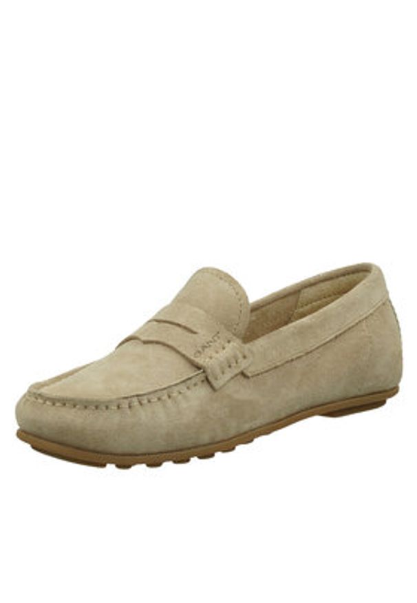 GANT - Gant Mokasyny 30573932 Beżowy. Kolor: beżowy. Materiał: skóra, zamsz