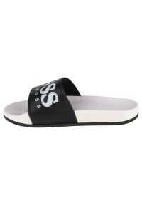 BOSS - Klapki Boss Sandals J29275-09B białe czarne. Kolor: biały, wielokolorowy, czarny. Materiał: guma, syntetyk #5