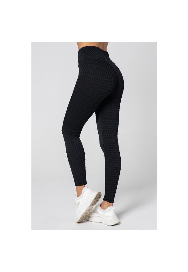 ROUGH RADICAL - Legginsy antycellulitowe fitness damskie Rough Radical Impulse. Kolor: czarny. Sport: fitness