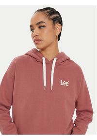 Lee Bluza Essential 112355152 Różowy Relaxed Fit. Kolor: różowy. Materiał: bawełna #4