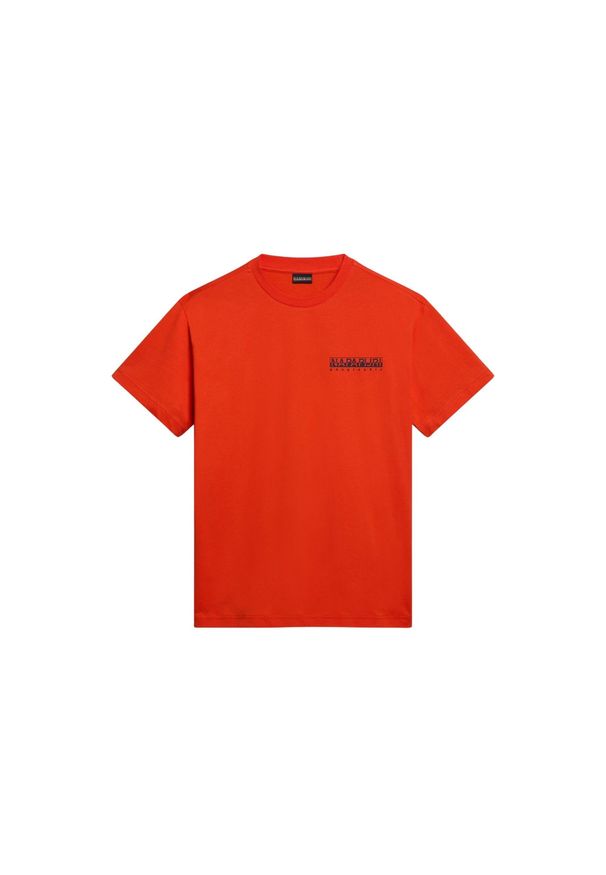 Koszulka Napapijri Gouin. Kolor: pomarańczowy