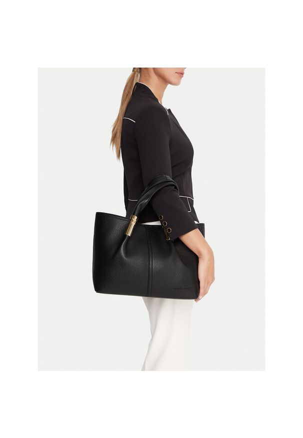 Torebka Elisabetta Franchi. Kolor: czarny