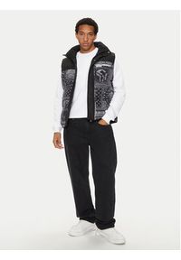 Karl Lagerfeld Jeans Bezrękawnik 245D1504 Czarny Regular Fit. Kolor: czarny. Materiał: syntetyk. Długość rękawa: bez rękawów