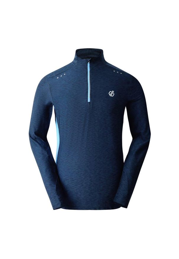 DARE 2B - Męska Koszulka Power Up III. Kolor: szary, niebieski, wielokolorowy. Sport: turystyka piesza