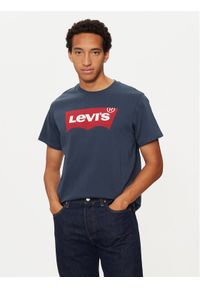 Levi's® T-Shirt Housemark Tee 17783-0139 Granatowy Regular Fit. Kolor: niebieski. Materiał: bawełna