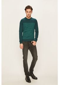 Tom Tailor Denim - Sweter. Okazja: na co dzień. Kolor: zielony. Materiał: denim. Styl: casual #4