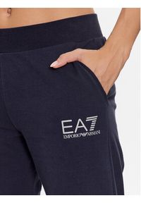 EA7 Emporio Armani Spodnie dresowe 8NTP67 TJCQZ 1554 Granatowy Regular Fit. Kolor: niebieski. Materiał: dresówka, bawełna
