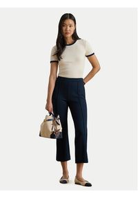 Lauren Ralph Lauren - LAUREN RALPH LAUREN T-Shirt 200P09077002 Écru Slim Fit. Kolor: kremowy. Materiał: bawełna #2