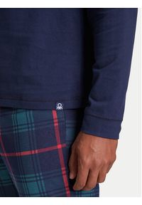 United Colors of Benetton - United Colors Of Benetton Piżama 37MW4P02N Granatowy Regular Fit. Kolor: niebieski. Materiał: bawełna #3