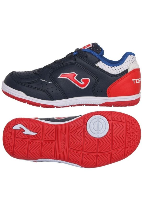 Buty piłkarskie Joma Top Flex 2243 In Jr TPJW2243IN niebieskie. Kolor: niebieski. Materiał: syntetyk. Sport: piłka nożna