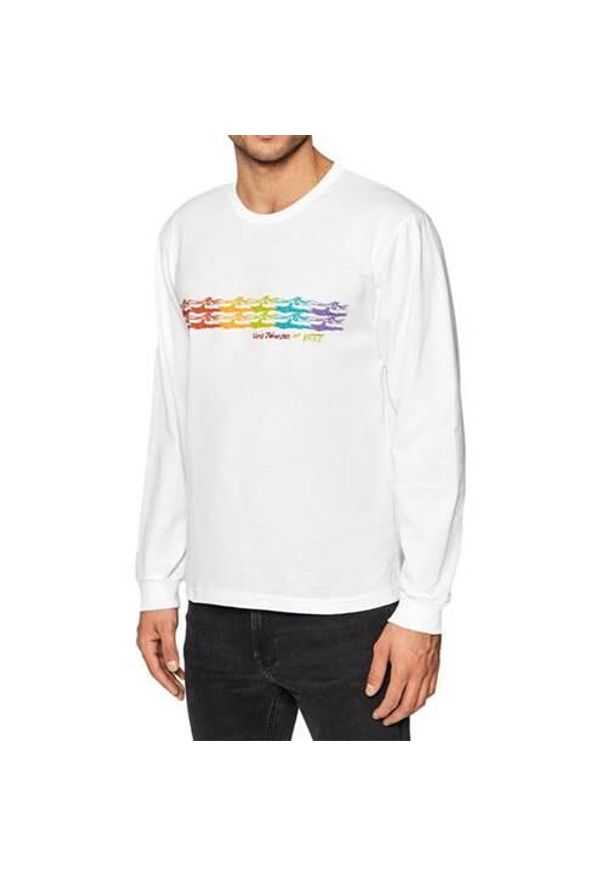 Bluza sportowa męska Vans NS X Chris Joha. Kolor: biały. Sport: skateboard
