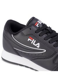 Fila Sneakersy Orbit Low Wmn 1010308.25Y Czarny. Kolor: czarny. Materiał: skóra #6