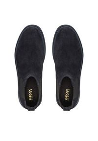 Geox Sztyblety U Massimiano U46H9B 00022 C4002 Granatowy. Kolor: niebieski. Materiał: materiał #2