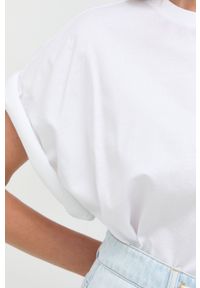 Miss Sixty t-shirt bawełniany kolor biały. Kolor: biały. Materiał: bawełna. Długość rękawa: krótki rękaw. Długość: krótkie #2