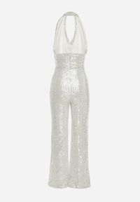 Born2be - Srebrny Długi Kombinezon w Cyrkonie Inorsa. Kolor: srebrny. Długość: długie #6