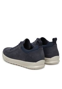 ecco - ECCO Sneakersy Byway 50166402038 Granatowy. Kolor: niebieski. Materiał: skóra #5