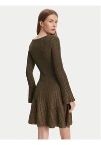 STAUD Sukienka dzianinowa Raquel R25R2116LX Zielony Slim Fit. Kolor: zielony. Materiał: syntetyk #4