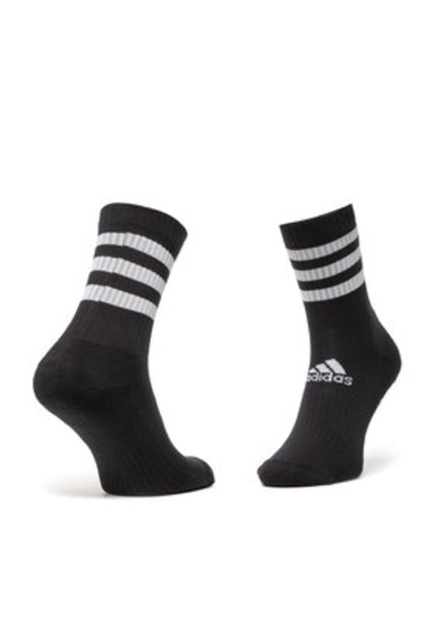 Adidas - adidas Skarpety długie DZ9347 Czarny. Kolor: czarny. Materiał: materiał