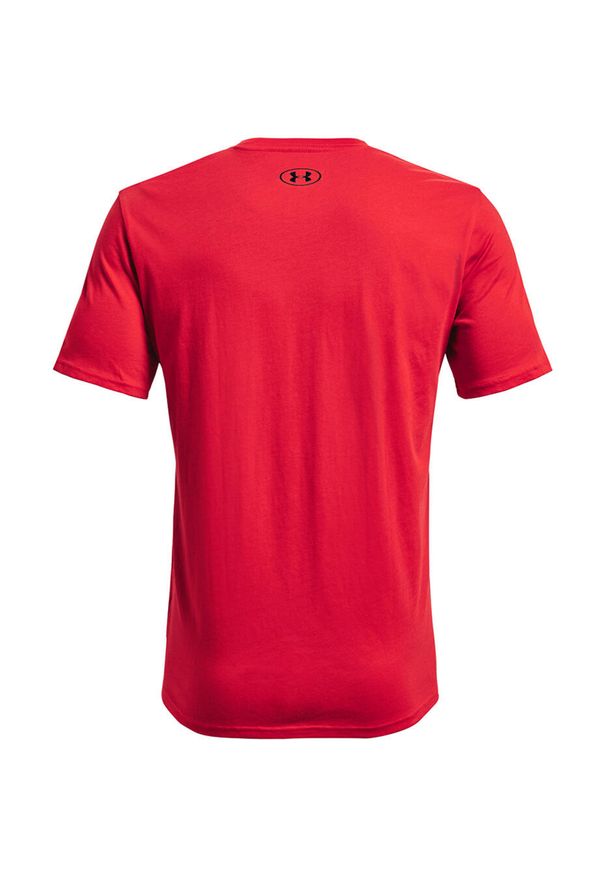 Koszulka fitness męska Under Armour Sportstyle Logo SS. Kolor: czerwony. Długość rękawa: krótki rękaw. Długość: krótkie. Sport: fitness