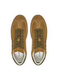 Pollini Sneakersy SA15192G0MXA281A Khaki. Kolor: brązowy. Materiał: skóra, zamsz #4