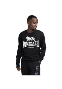 Bluza z okrągłym dekoltem Lonsdale Go Sport. Kolor: czarny #1
