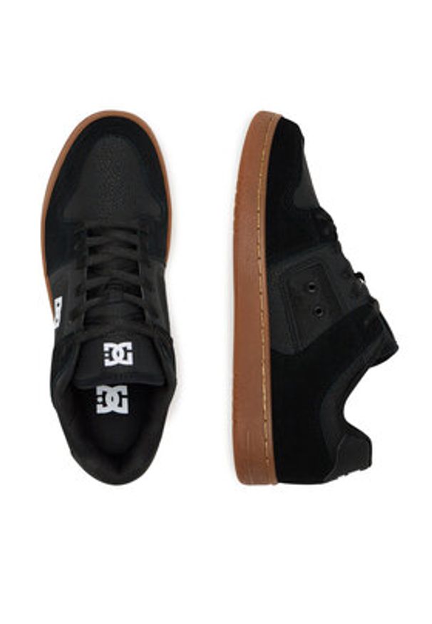 DC Shoes Sneakersy MANTECA 4 DC01732063 Czarny. Kolor: czarny. Materiał: skóra, zamsz