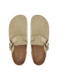 skechers - Skechers Klapki Arch Fit Granola-Happy Friday 158830/TPE Beżowy. Kolor: beżowy. Materiał: skóra, zamsz #4