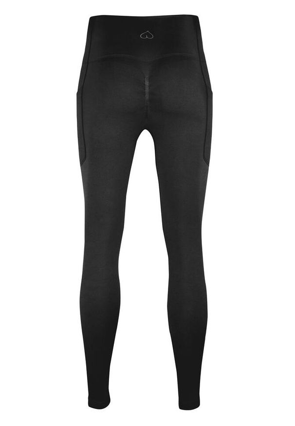 BESHAPED - Legginsy fitness damskie Beshaped Lift Me Up z kieszeniami. Kolor: czarny. Materiał: nylon. Sport: fitness