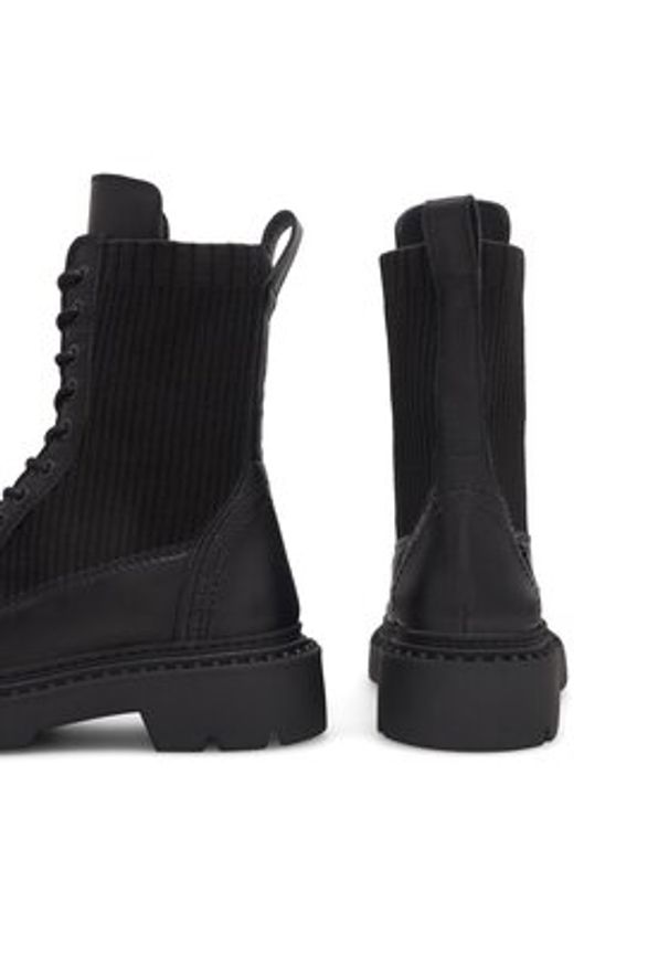 Badura Trzewiki AHMET-03 Czarny. Kolor: czarny. Materiał: materiał