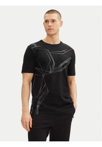 BOSS T-Shirt Beetle 50542048 Czarny Regular Fit. Kolor: czarny. Materiał: bawełna