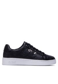 Guess Sneakersy Banq FL7BAN ELE12 Czarny. Kolor: czarny. Materiał: skóra