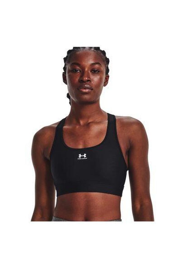 Biustonosz sportowy Under Armour HG Armour Mid Padless. Kolor: czarny. Sport: bieganie