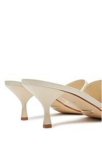 Guess Klapki FLJLUS PAF03 Écru. Materiał: skóra