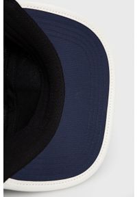 Superdry czapka kolor granatowy gładka. Kolor: niebieski. Wzór: gładki #2