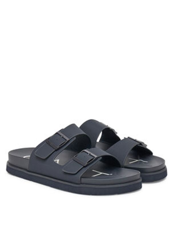 GANT - Gant Klapki Palbuddy 30634893 Granatowy. Kolor: niebieski. Materiał: skóra