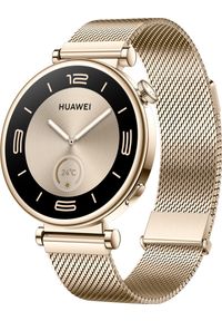 HUAWEI - Smartwatch Huawei Watch GT4 Elegant 41mm Złoty (001879710000). Rodzaj zegarka: smartwatch. Kolor: złoty