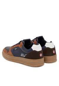 Aeronautica Militare Sneakersy 252SC0235UPL00244 Granatowy. Kolor: niebieski. Materiał: skóra #5