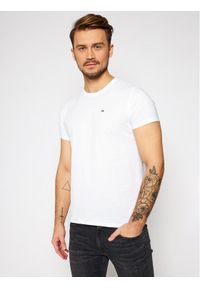 Tommy Jeans T-Shirt DM0DM04411 Biały Regular Fit. Kolor: biały. Materiał: bawełna #1