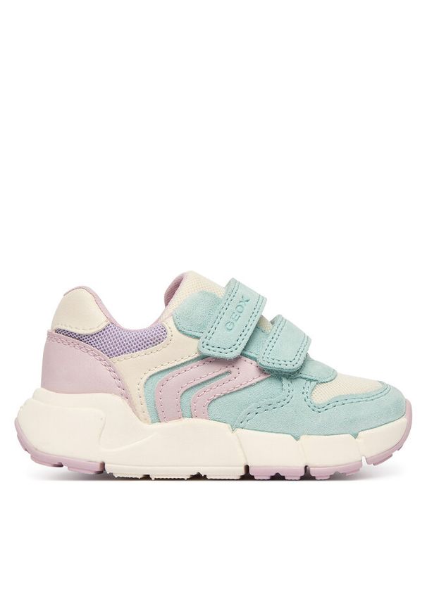 Sneakersy Geox. Kolor: turkusowy