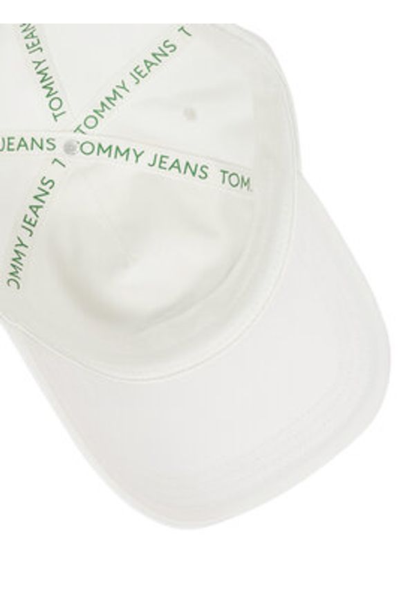 Tommy Jeans Czapka z daszkiem Tjw Heritage Core 5 Panel Cap AW0AW16991 Biały. Kolor: biały. Materiał: bawełna