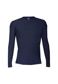 BADGER SPORT - Koszulka z długim rękawem Pro Compression Adults Men Round Neck Undershirt. Kolor: niebieski. Długość rękawa: długi rękaw. Długość: długie