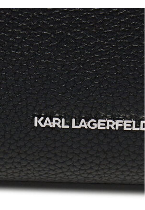 Karl Lagerfeld - KARL LAGERFELD Torebka A2W30173 Czarny. Kolor: czarny. Materiał: skórzane