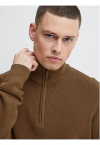Blend Sweter 20714337 Brązowy Regular Fit. Kolor: brązowy. Materiał: bawełna #8